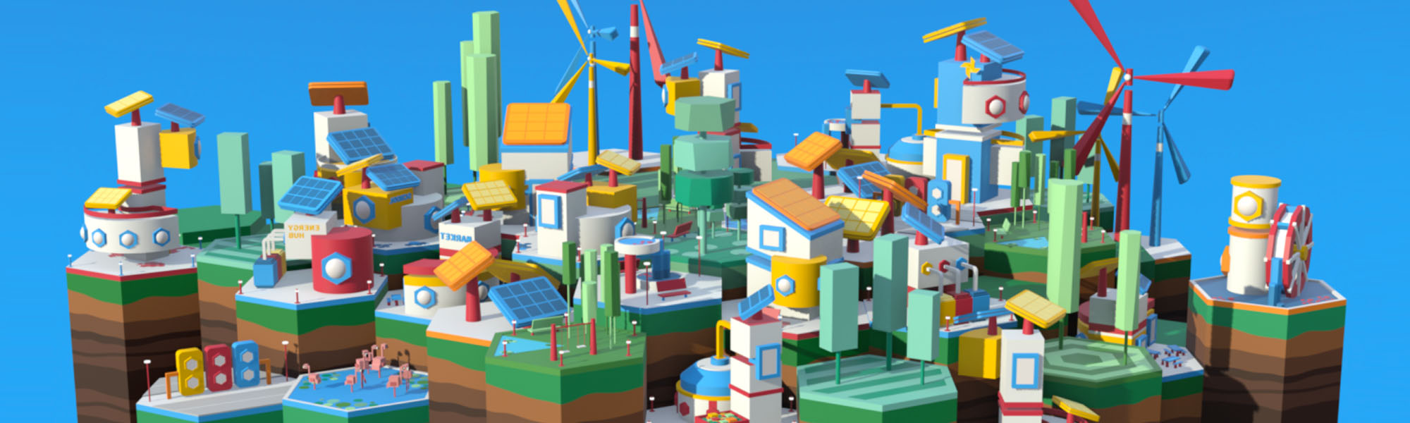 coloured blocks