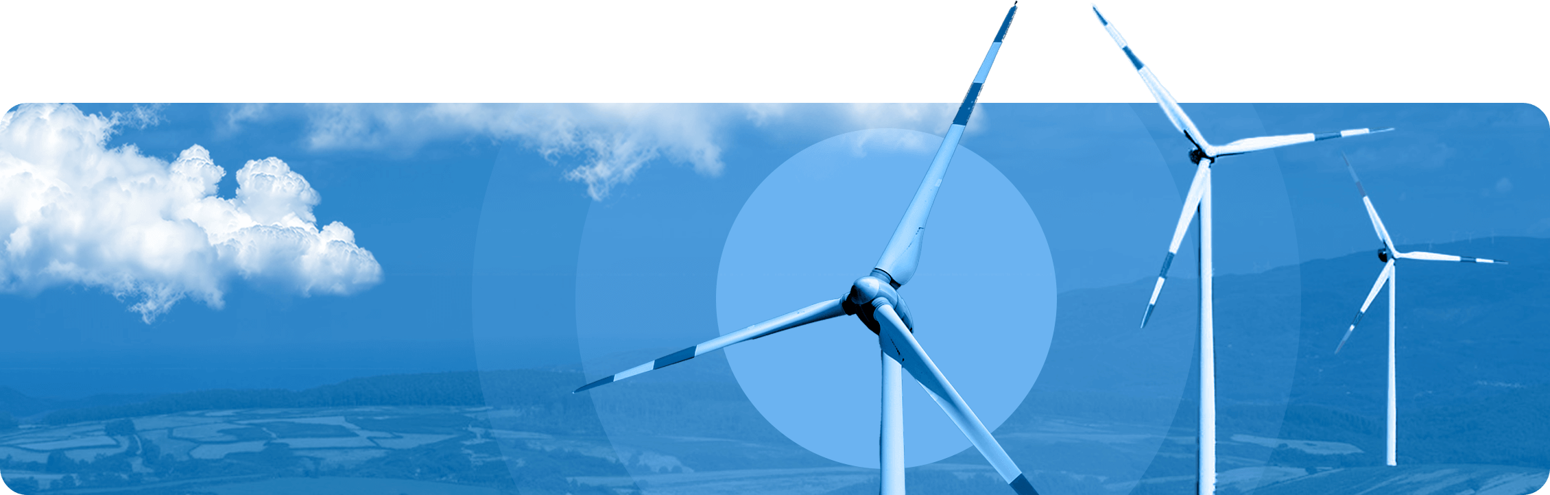 illustrated wind farm