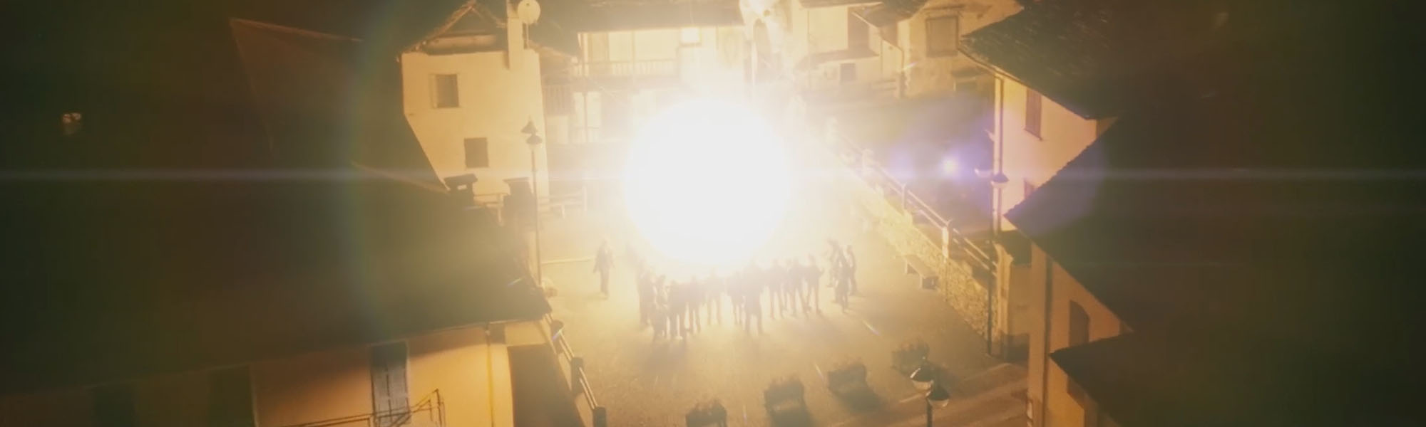 immagine dall'alto del paese